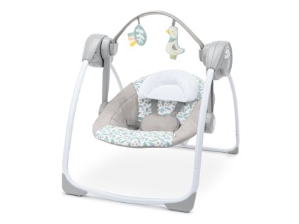 INGENUITY Hojdačka konvertibilná cestovná s melódiou Endless Blooms™ 0m+, do 9kg