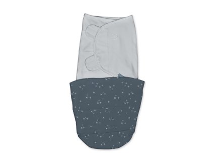 INGENUITY Zavinovačka bavlnená ulitka celoročná SwaddleMe™ Stardust 0m+