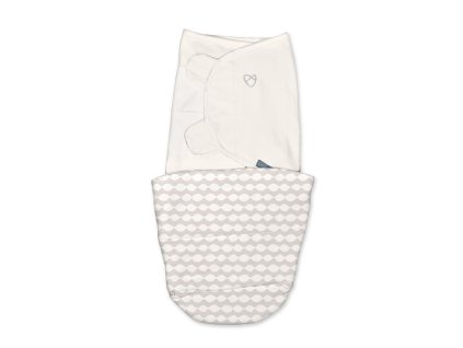 INGENUITY Zavinovačka bavlnená ulitka celoročná SwaddleMe™ Dream Wave 0m+