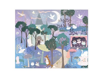 flossandrock pohyblive puzzle zacarovana labut 44P6435 v2