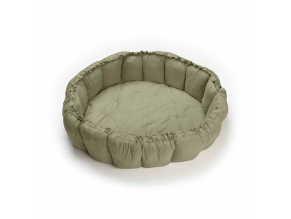 green baby mat crib raised edges 1