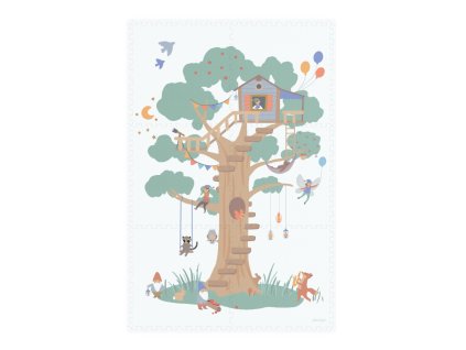Playandgo EEVAA Treehouse Puzzlemat complete front side