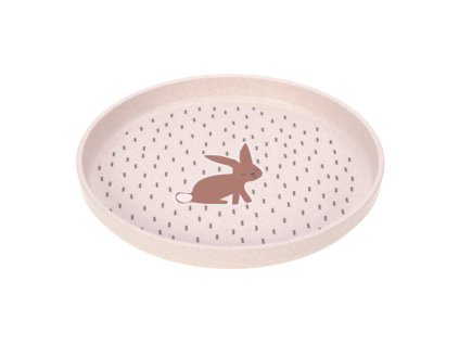 Plate PP/Cellulose Little Forest rabbit