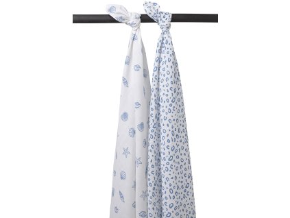 Pleny 2-balení Shells denim