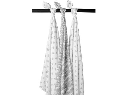 Pleny 3-balení Block stripe grey