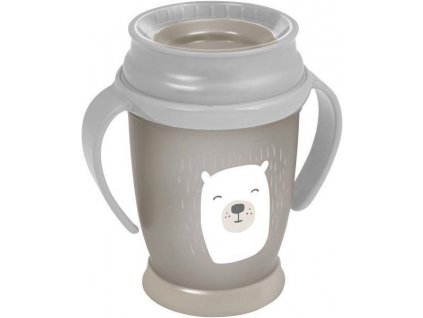 LOVI Hrnček 360° Junior 250 ml s úchytmi Buddy Bear
