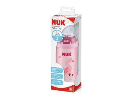 NUK FC Fľaša PP Active Cup 300 ml ružová