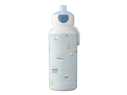LITTLE DUTCH Fľaša na pitie 400 ml Námornícky záliv
