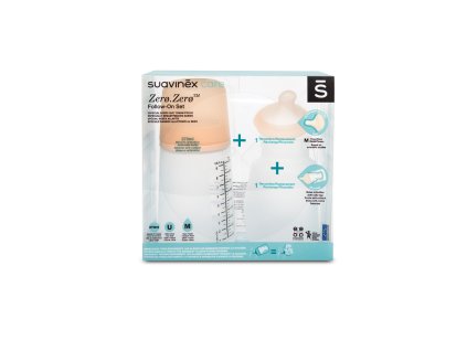 SUAVINEX | ZERO ZERO Anti-koliková fľaša 270 ml M - SADA