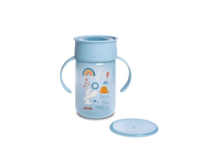 SUAVINEX | 360° Hrnček na učenie FOREST - modrá