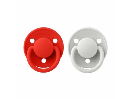 BIBS De Lux cumlíky zo silikónu 2ks - one size