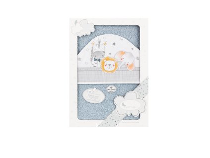 INTERBABY | OSUŠKA froté Safari - sivá