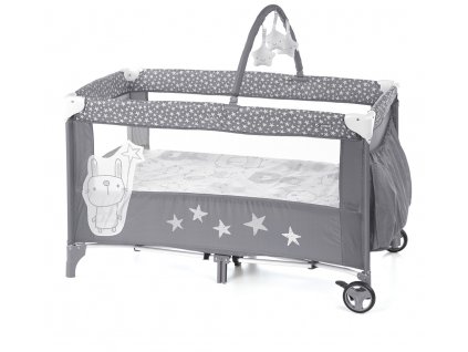 JANÉ Postieľka cestovná Duo Level Toys Star