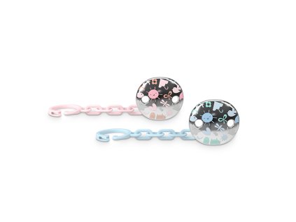 SUAVINEX | Klip na cumlík šperk MEMORY - modrá