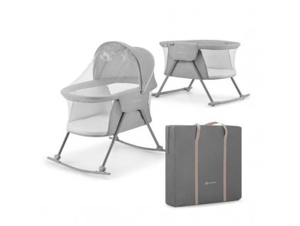 KINDERKRAFT Postieľka detská 3v1 Lovi Gray