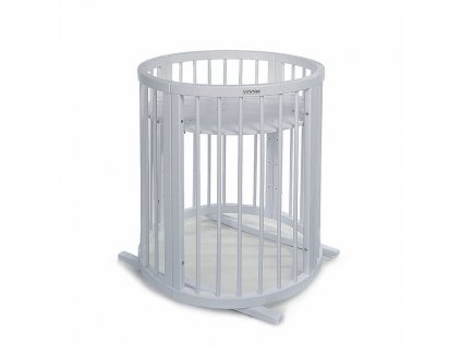 MIMIKO Postieľka okrúhla 9v1 Round Grey