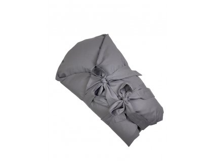 MIMIKO Zavinovačka páperová bavlnená Šedá