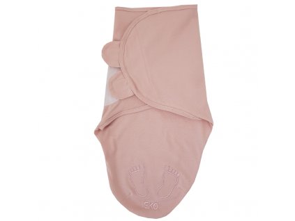 EKO Zavinovačka bavlnená Ulitka Powder pink 3-6 kg