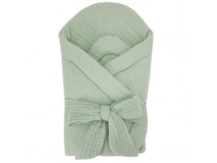 EKO Zavinovačka mušelínová bez vystuženia Mint 75x75 cm