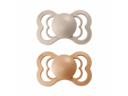 BIBS Supreme symetrické cumlíky zo silikónu 2ks - veľkosť 2