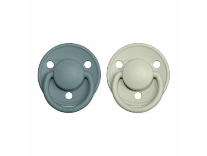 BIBS De Lux cumlíky zo silikónu 2ks - one size