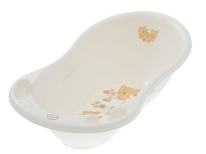 TEGA BABY Vanička malá Teddy 86cm biela perleť