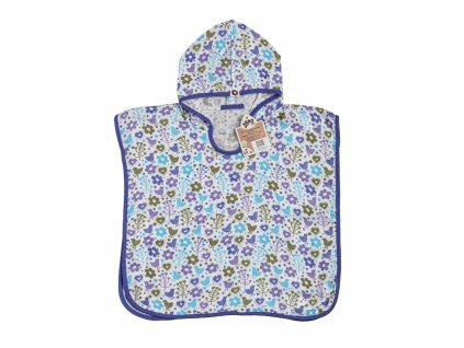 XKKO BMB Flowers&Birds Boys, Bambusové pončo, veľ. 2, 2-3roky