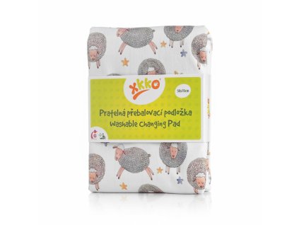 XKKO Prebaľovacia podložka, 50x70 - Dreamy Sheeps