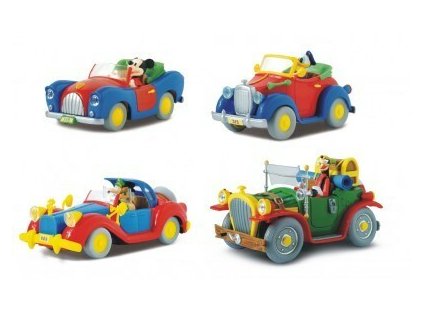 Disney Auto s obľúbeným hrdinom - Mickey, Scrooge, Donald, Goofy, mierka 1:43, 1 ks. 5r+