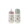 SUAVINEX | Dojčenská fľaša 270 ml M Walk - ružová
