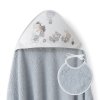 INTERBABY | OSUŠKA froté ZVIERATKÁ - sivá