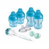 Set dojčenských fliaš advanced ANTI-COLIC, zmiešané veľkosti 9ks, Modrá