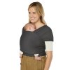 ERGOBABY | ŠÁTEK/Aura Sustainably Sourced Knit Baby Wrap - Soft Black