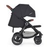 PETITE&MARS Kočík športový Street2 Air Oak Perfect Black + PETITE&MARS fusak Jibot