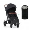 PETITE&MARS Kočík športový Street2 Air Oak Perfect Black + PETITE&MARS fusak Jibot
