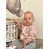 Dojčenská bavlnená mikina New Baby BrumBrum latte