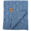 EKO Deka pletená z alpaky Blue 80x100cm