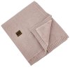 EKO Deka pletená s podšívkou Rose Pink 100x80 cm