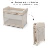 KINDERKRAFT SELECT Postieľka cestovná Moon Dream Beige