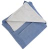 EKO Deka pletená s podšívkou Jeans 100x80 cm