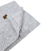 EKO Deka pletená s podšívkou Grey 100x80 cm