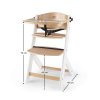 KINDERKRAFT Stolička jedálenská Enock White wooden, Premium