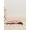 BABYBJÖRN Lehátko Bliss Dusty pink Petal Woven, svetlá šedá konštrukcia