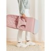 BABYBJÖRN Lehátko Bliss Dusty pink Petal Woven, svetlá šedá konštrukcia