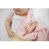 Deka z bambusového mušelínu Elodie Details - Embroidery Anglaise Pink