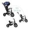 QPLAY Trojkolka Rito air gel (Rubber) Blue, vek 10-72 mesiacov