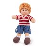 BIGJIGS TOYS Bábika látková Harry 28 cm