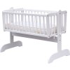 Dětská kolébka Scarlett borovice - bílá 90 x 41 cm