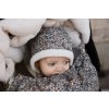 Zimní čepeček pro miminka Elodie Details - Blue Garden, 1-2 roky