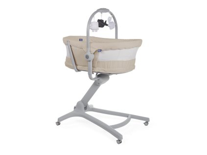 CHICCO Postieľka/lehátko/stolička Baby Hug Air 4v1 - Beige